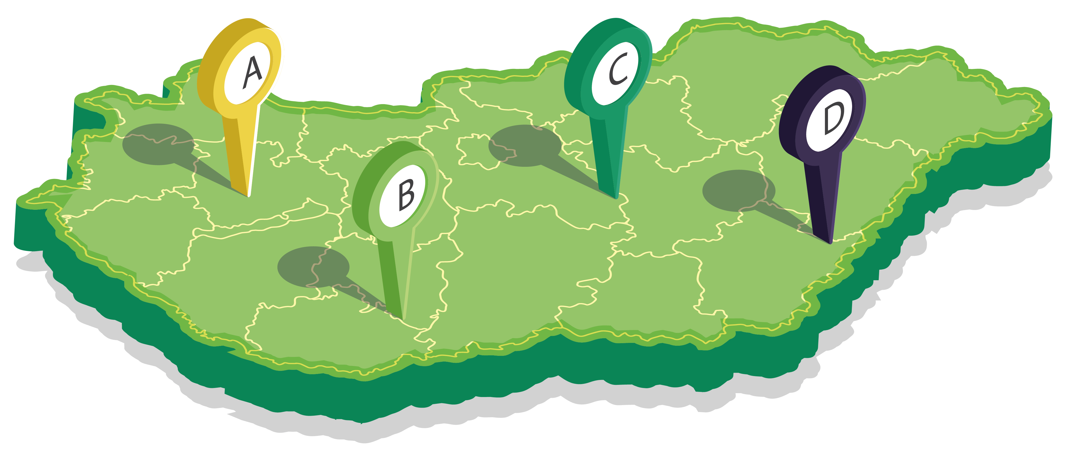 Mapa interactivo de productos